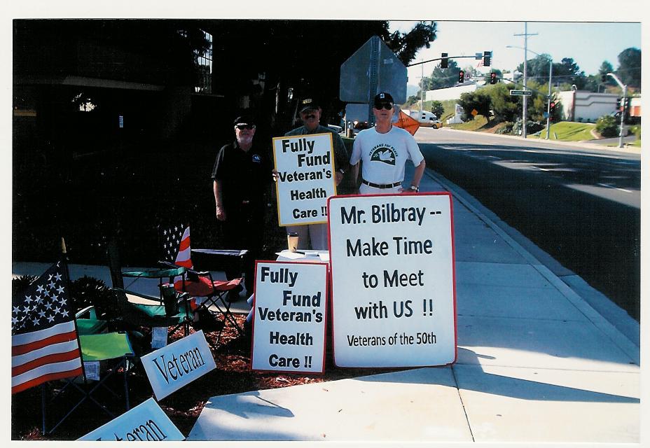 San Diego Veterans For Peace "Camp Bilbray"