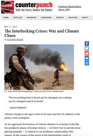Interlocking Crisis: War and Climate article