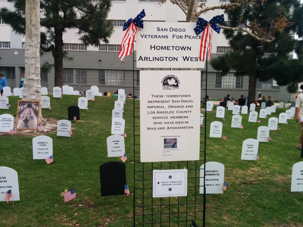 Arlington West Memorial at San Diego